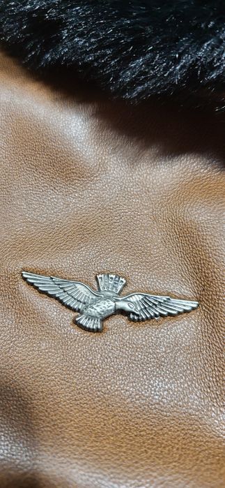 Aeronautica militare kurtka męska skóra naturalna premium XL