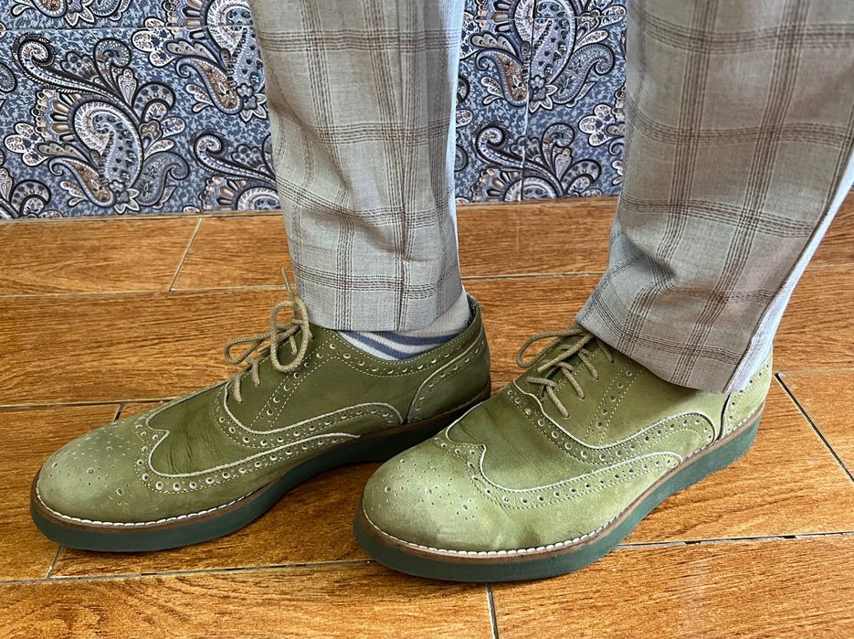 Чоловічі черевики/туфлі/оксфорди Valerio, нубук, 42р