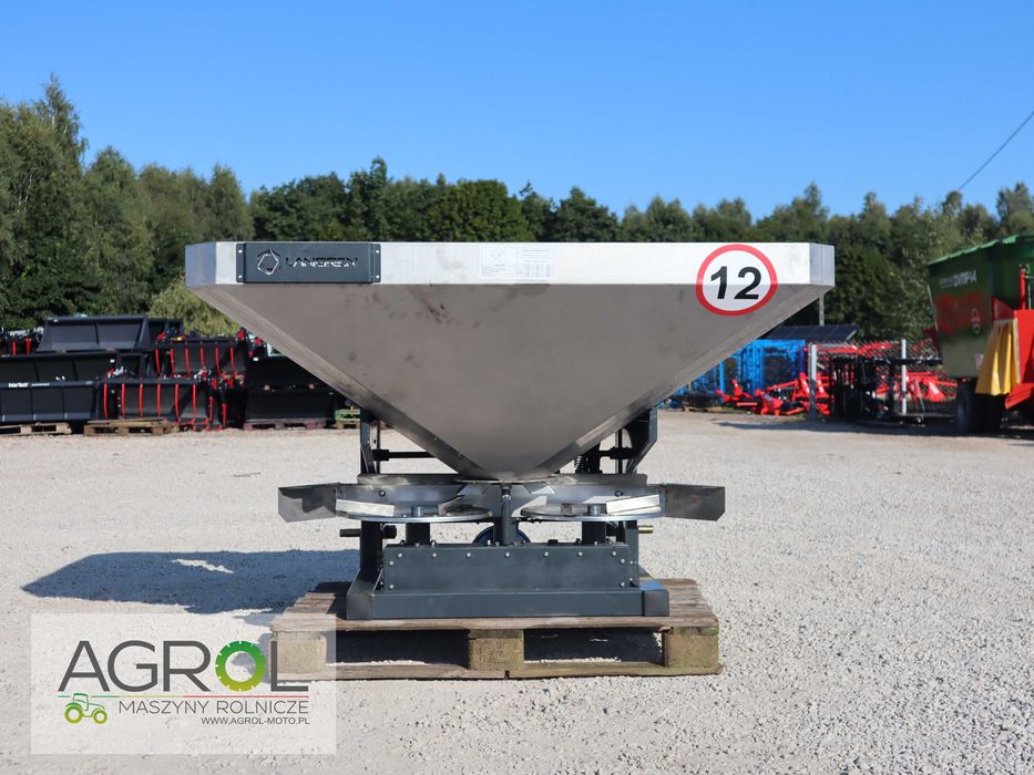 Rozsiewacz nawozu RS 600 l Langren kwasówka nierdzewka Strumyk Za-m