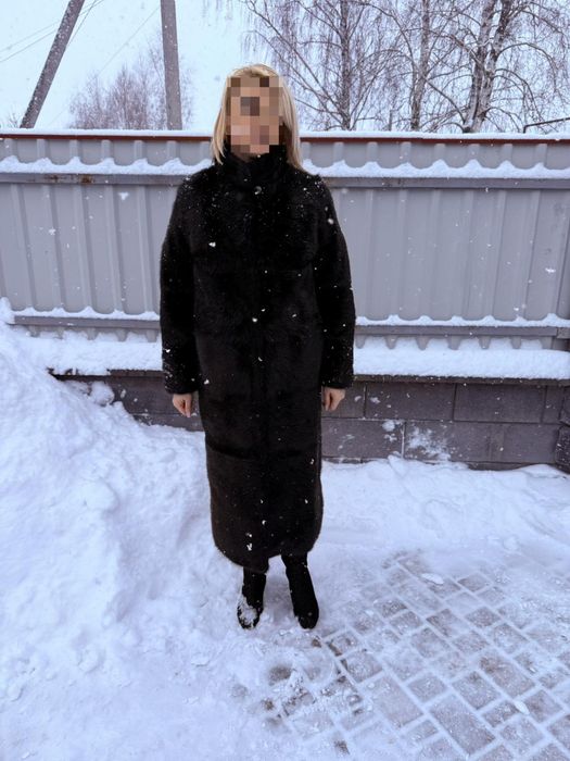 Шуба з стриженої нутрії