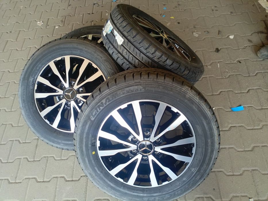 Koła aluminiowe letnie Mercedes sprinter 6x130 6,5jx17 235/60/17 Falken
