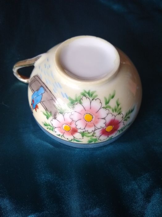 Śliczna japońska Stara porcelana filiżanka