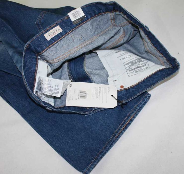 Męskie jeansy Levi's 527 -Slim Bootcut nowe oryg. Levisy grube W38/L32