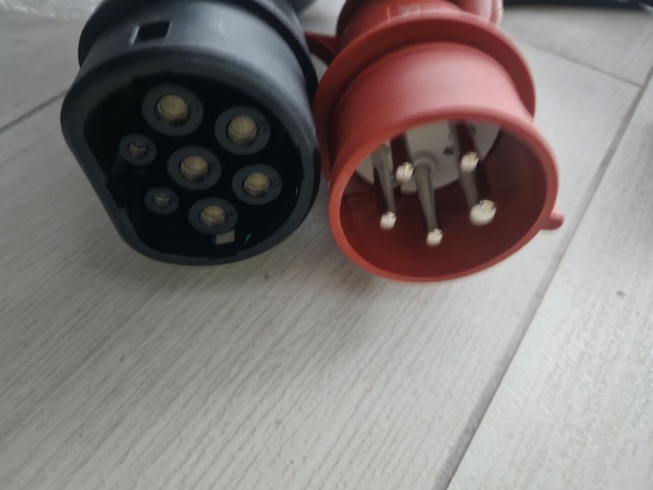 11kw wifi tuya smart home ładowarka kabel wollbox 3 fazy 5m