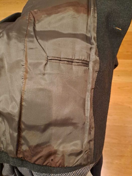 Blazer Homem, cor verde cinza matizado, Pull & Bear