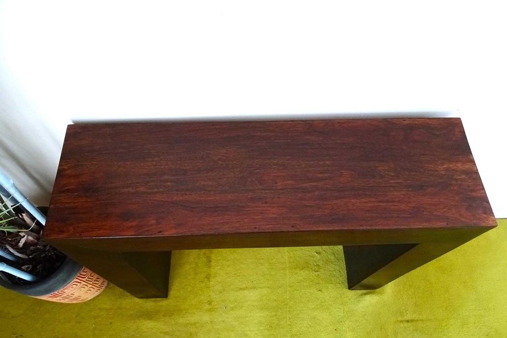 Indyjskie biurko kolonialne z AlmiDecor z litego drewna palisander