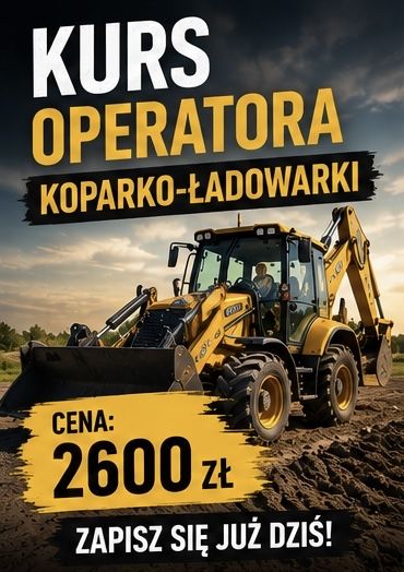 Kurs operarotora koparko-ładowarki