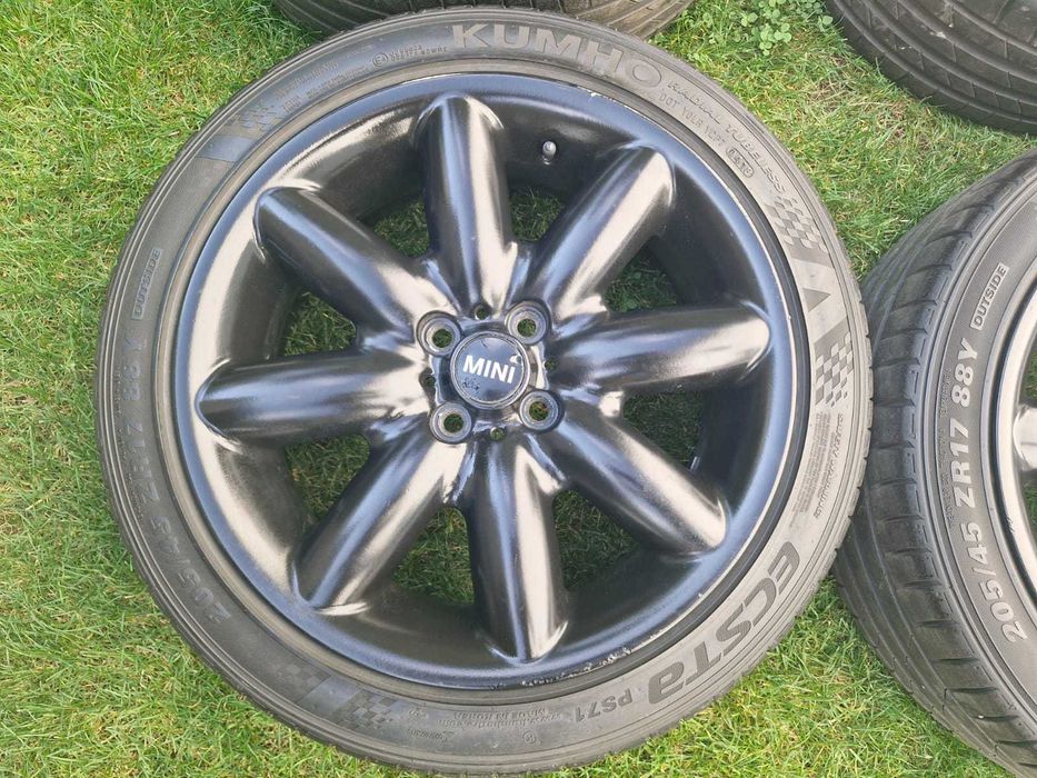 Felgi MINI Cooper S 17" 4x100 + opony 205/45 R17 Kumho – komplet