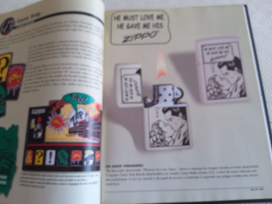 22326#Livro sobre Isqueiros ZIPPO tem 480 páginas ilustradas