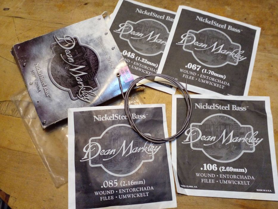 Басовые струны (2шт.) "Dean Markley" 2606A (46; 67.) U.S.A.