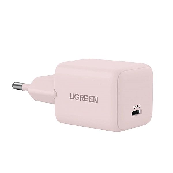 Ładowarka sieciowa Ugreen X512/20W GaN 1x USB-C - różowa