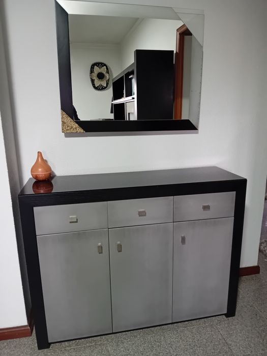 Sapateira + espelho e  cadeirão