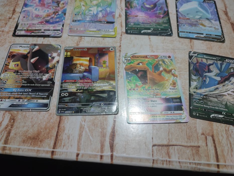 12 kart pokemon kolekcjonerskie stan dbd
