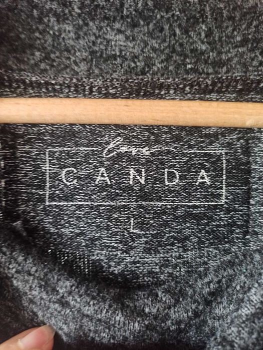 Ciepła sukienka z szerokim golfem, Nowa bez metki, rozm. L, C&A