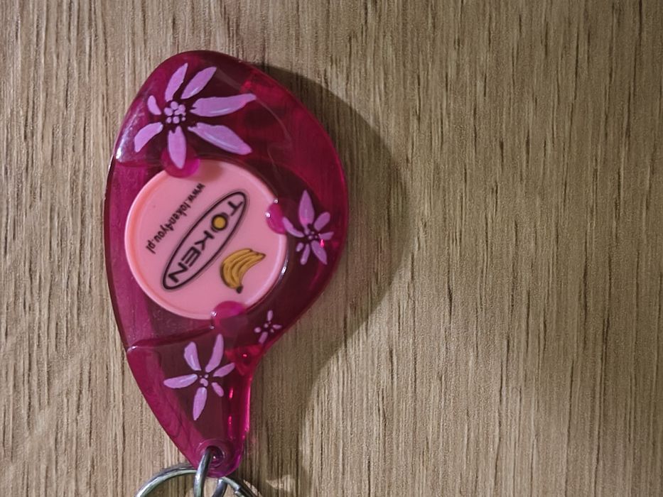 Breloczek brelok róż zawieszka token słonik