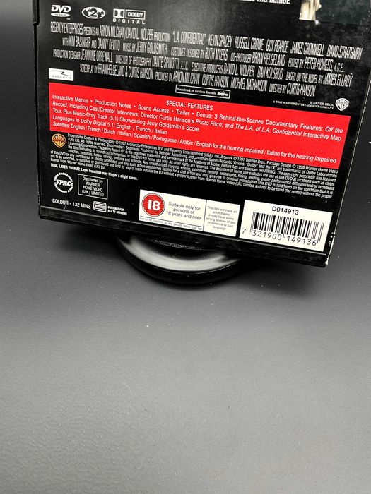 L.A. Confidential (Tajemnice Los Angeles) DVD in snapper
