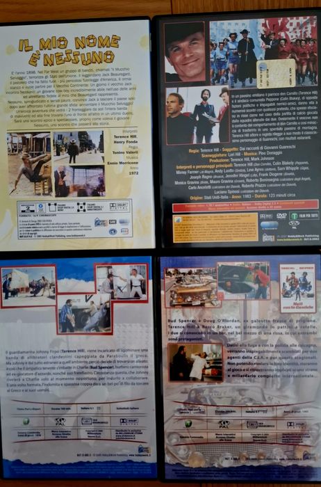 Coleção Bud Spencer e Terence Hill 11 dvd em italiano