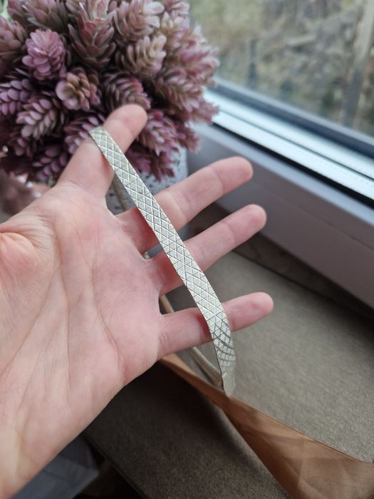 Bransoletka Vintage zmijka taśma W. KRUK srebro 925