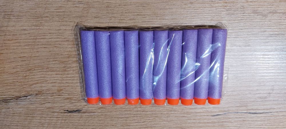 Strzałki piankowe do nerfa. 1 opakowanie. 10 szt. w okapowaniu.