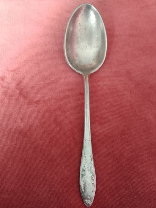 Łyżka posrebrzana, 20 cm