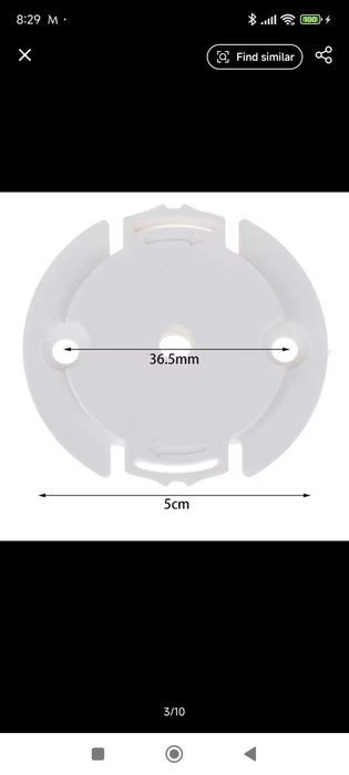 Adaptador para colocar câmera Mínima/Fuera na parede/tecto