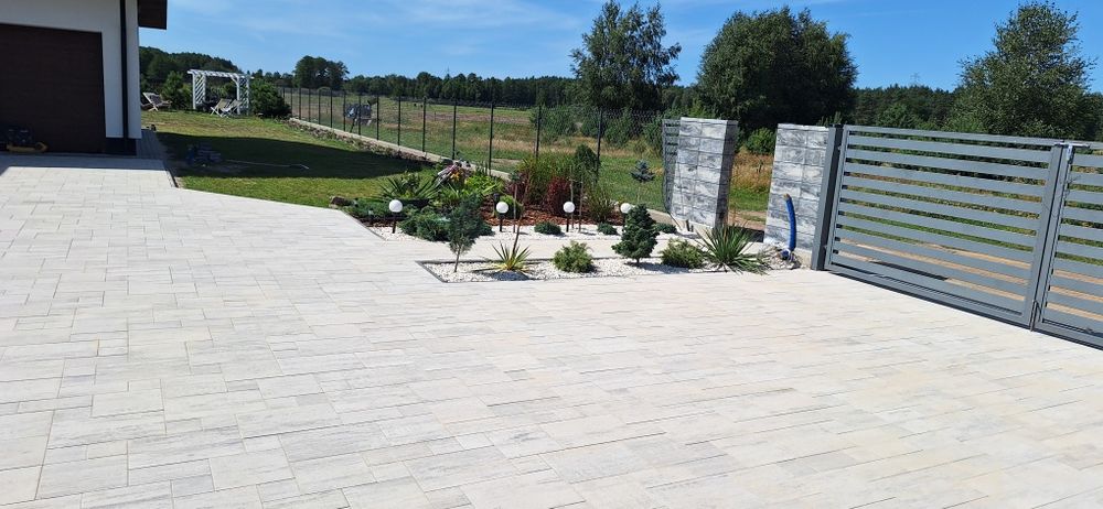 Usługi brukarskie ukladanie kostki brukowej  Kostka brukowa ogrodzenia