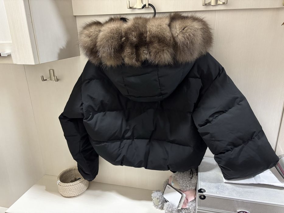 Бомбер куртка zvezda stolici мех песец трансформер