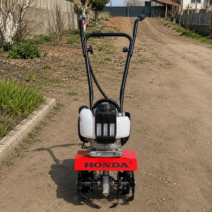 КУЛЬТИВАТОР БЕНЗИНОВИЙ! Мотокультиватор Honda GX35. Чьотирьох-тактний культиватор. Культиватор бенщиновый. Мототяпка. Ручной культиватор, 4 фрези