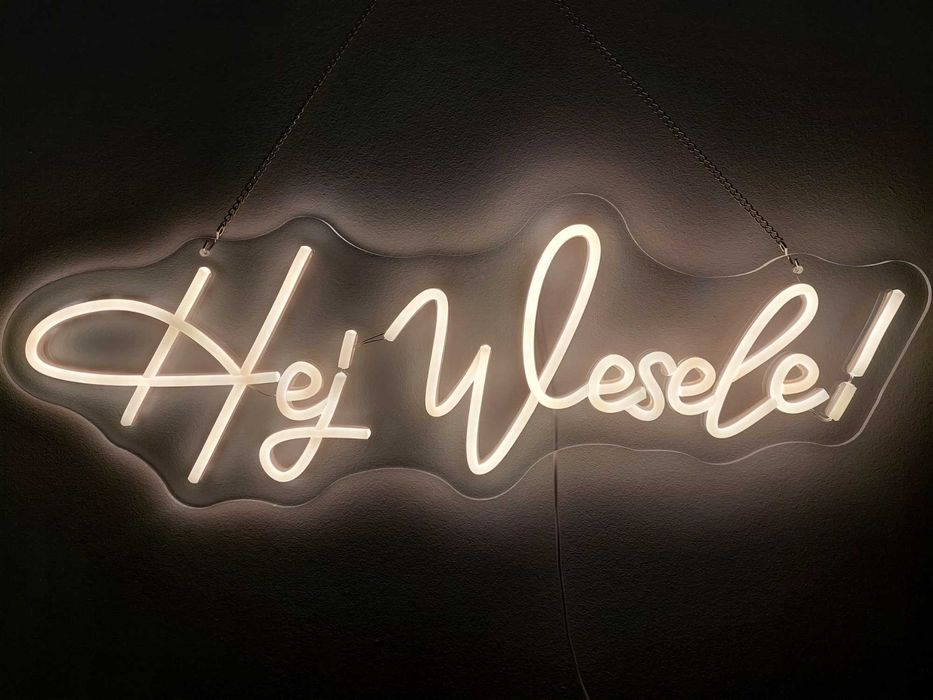 Ledon LED Napis "Hej Wesele!"