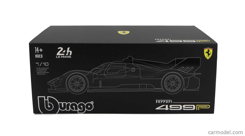 Ferrari 499P #51 "AF Corse" #51 Winner 24h Le Mans 2023 - 1/18 Burago