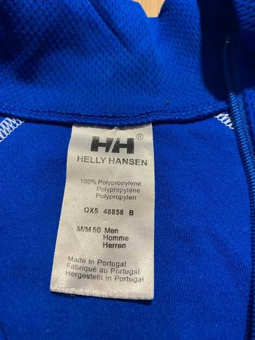 Koszulka techniczna longsleeve męski Helly Hansen niebieski S M workwe