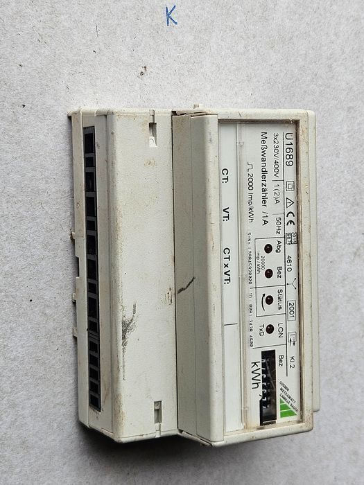 Licznik energii elektrycznej U1689 3x230/400V 1(2)A NOWE