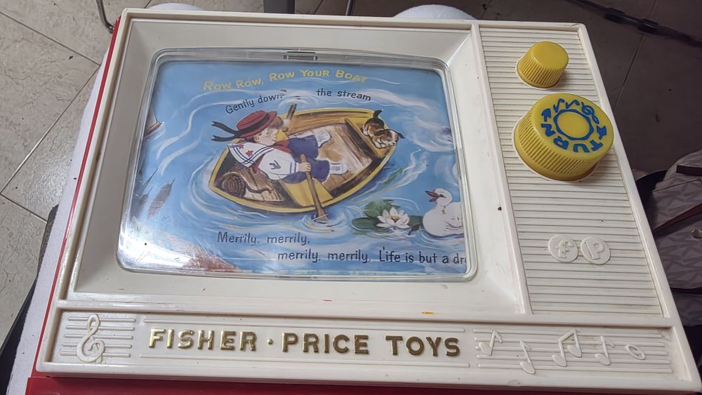 Caixa musica vintage fisher price