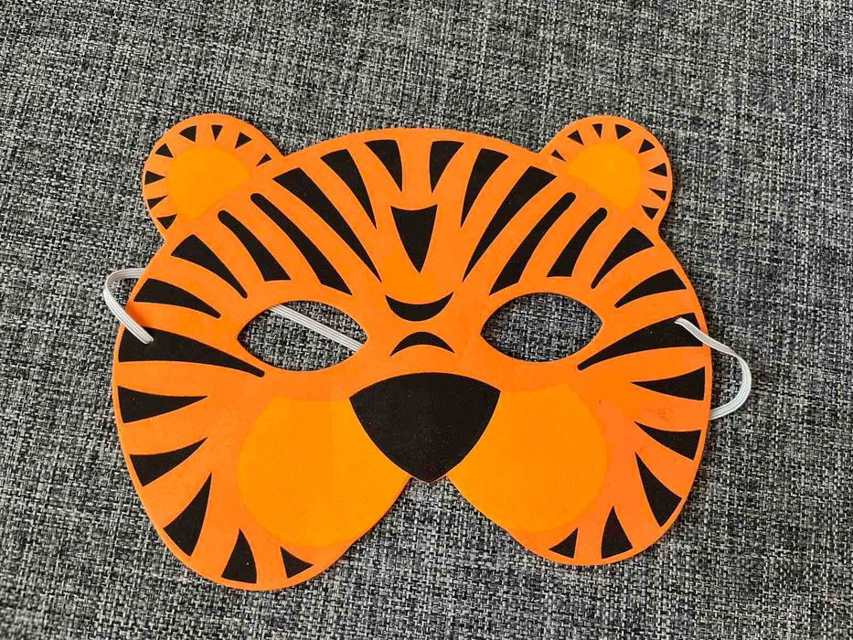 Маска карнавальна звіри тигр мавпа обезьянка