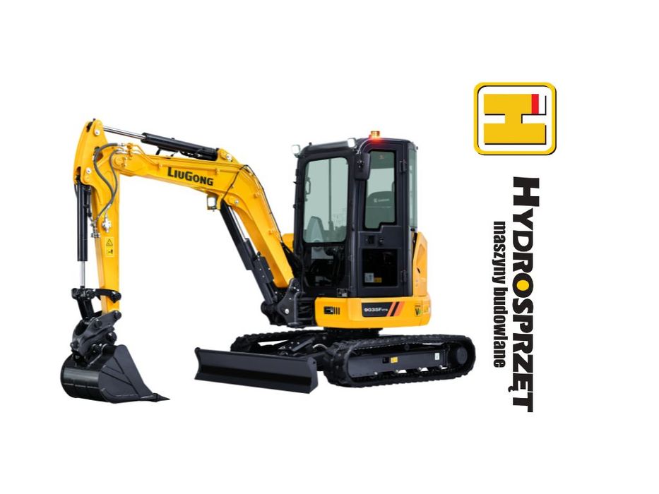 Liu Gong 9035F  LiuGong 9035FZTS | 3,8 t | Kabina | Yanmar Stage V | Zero Tail