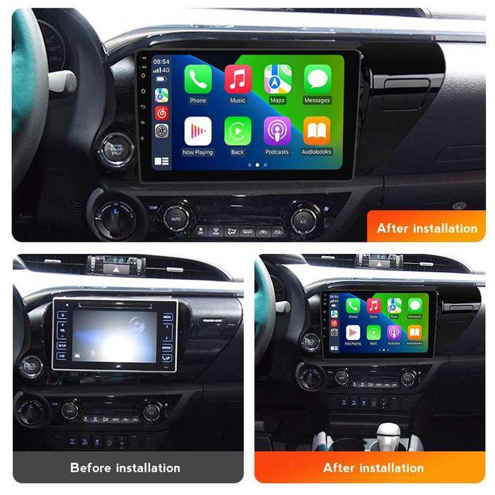 Штатна магнітола Toyota Hilux Android Тойота Хайлюкс GPS навігація