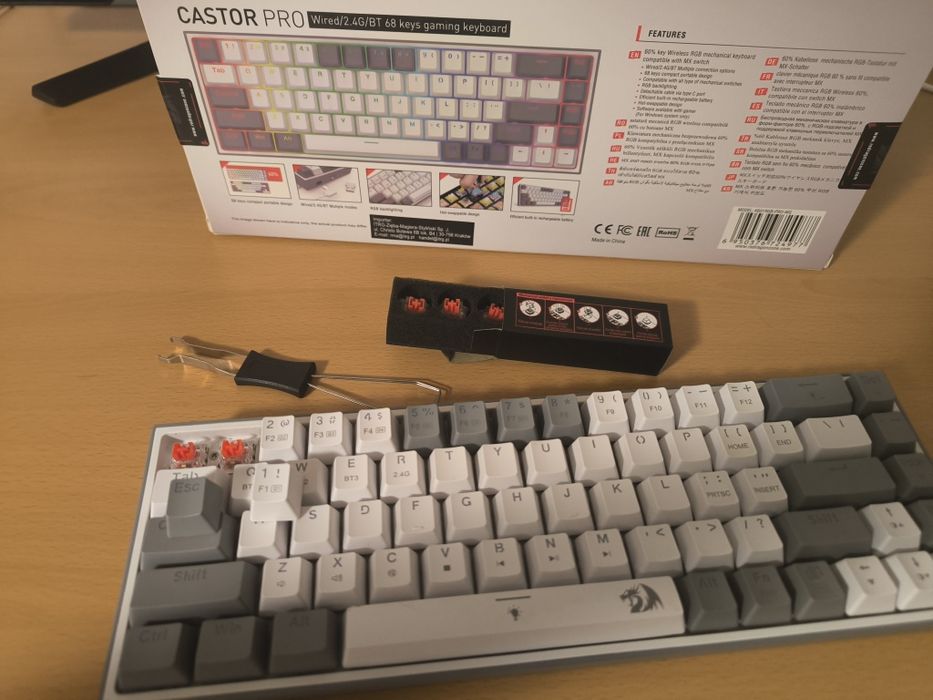 Klawiatura mechaniczna Redragon castor PRO