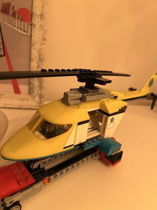 Lego City laweta helikoptera nr 60343