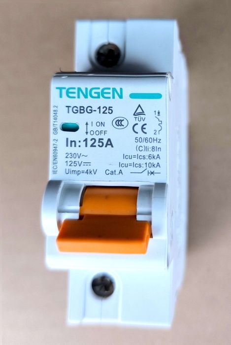 Автомат 125А, перемикач