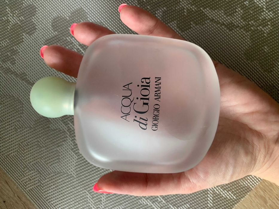 Flakon kolekcjonerski 100 ml po perfumach Armani Acqua di Gioia