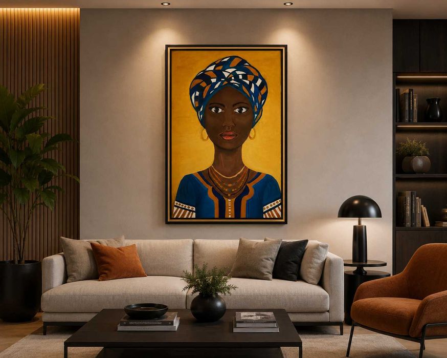 Pintura  a óleo, em tela 100cm/70cm  - Original