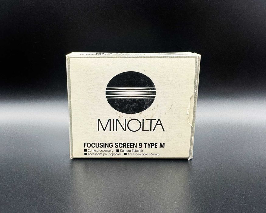 Minolta Focusing Screen 9 Type M - como novo [Minolta 9]