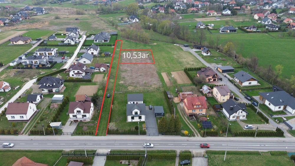 Działka na sprzedaż 10,53ar.Poręba Mała