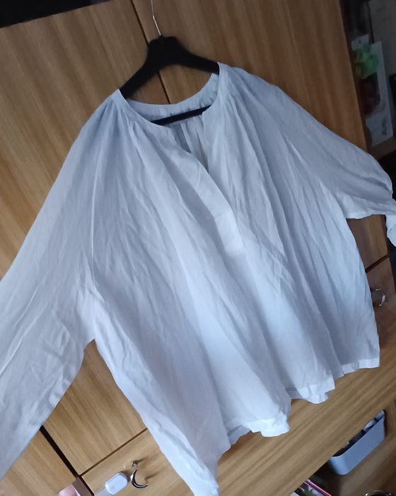 Koszula oversize biała - jak NOWA