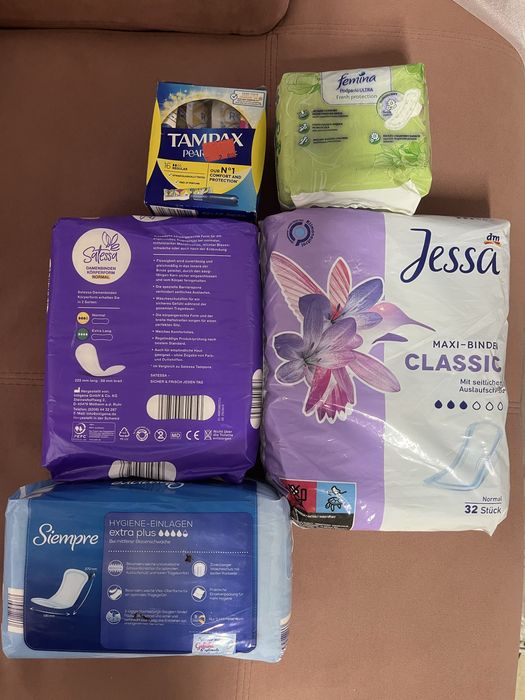 Продам новые упакопки тампонов, наличие уточняйте.