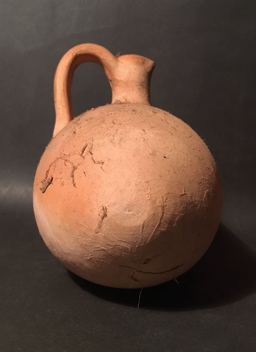 ÂNFORA ANTIGA - barro não vidrado - 27x12,5 cm/s