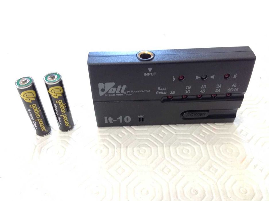 Afinador de instrumentos musicais Qwick Tune e Volt Tuner