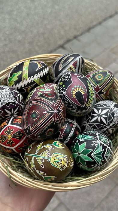 Писанки, видуті яйця