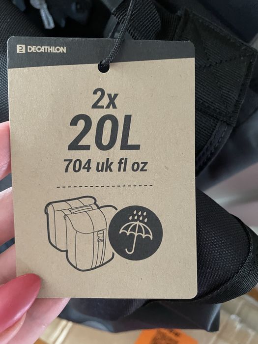 Aforge duplo impermeavel para bicicleta Decathlon 540 20Lx2 NOVO