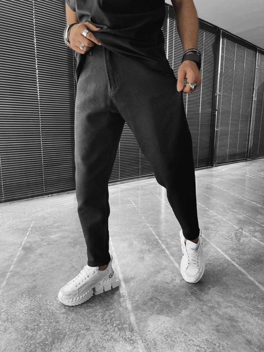 Чоловічі джинси мом чорні , Мужские джинсы , Найкраща ціна